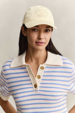 GANT Damen Graphic Cap aus Baumwolltwill (ONE SIZE) Gelb