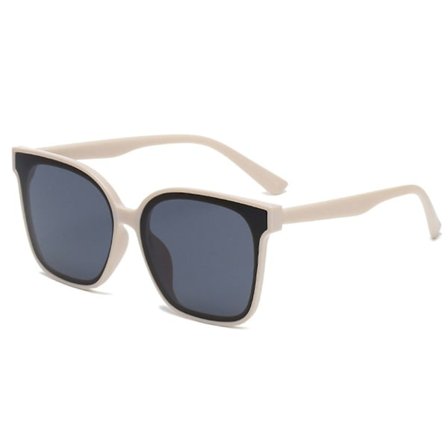 Överdimensionerade solglasögon Stor ram Solglasögon BEIGE BEIGE