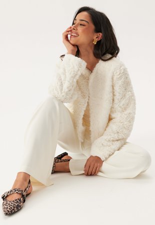 Bubbleroom Ateljé-Faux Fur Jacket-L