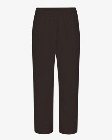 Organic Straight Leg Sweatpants - Coffee Brown M