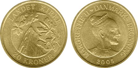 Danmark 2005 - Landet Kirke - 20 kr.