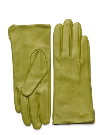 Carla Accessories Gloves Finger Gloves Grønn Kessler*Betinget Tilbud