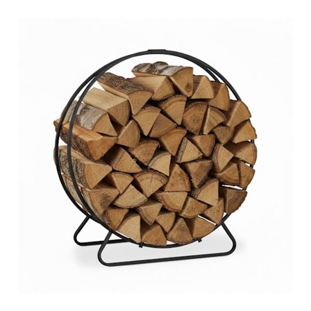 Pyöreä puinen hylly