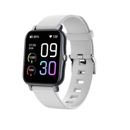 Sportarmband Vattentätt Meitou Väder Temperaturmätning Pulslarm Sömndetektering Smart Watch GTS2 White