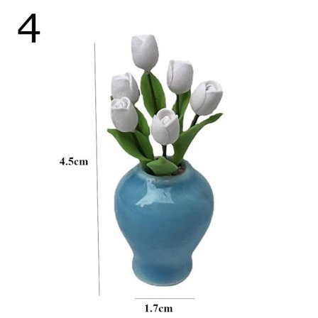 Dukkehusmøbler Mini Green Plant 4 4