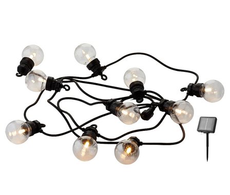 Sirius Lucas Solar Startsæt 10 Lys Klar Pærer, Tøj & Bolig, Lys & Lamper, Lyskæder