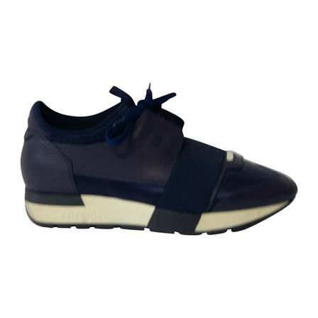 Balenciaga Vintage Sneakers blå, Dam, Dam, Storlek: 37 EU