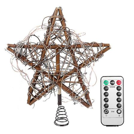 2 st Julgrantoppsdekorationer