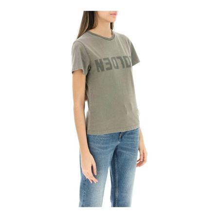 Golden Goose, T-Shirts Groen, Dames, Maat:XS