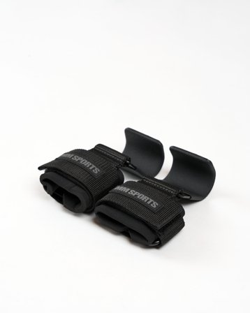 MM Sports Lifting Hooks - Black