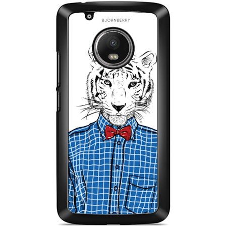 Bjornberry Skal Moto G5 Plus - Hipster Tiger