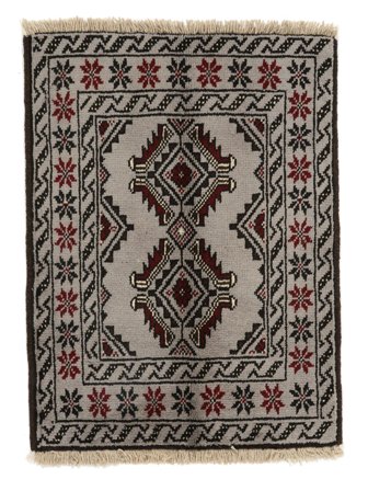 Hand Knotted Persian Baluch Rug 64X85 Black/Brown