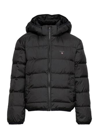 D2. Lt Weight Puffer Jacket Toppatakki Musta GANT
