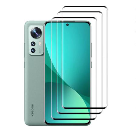 3-PAK Xiaomi 12T Pro Skærmbeskyttelse 2.5D 0,3mm Transparent