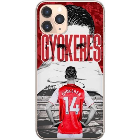 Yhteensopiva Puhelinkuori Apple iPhone 11 Pro Viktor Gyökeres Arsenal - Jalkapallomotiivi paidalla numerolla 14 areenalla