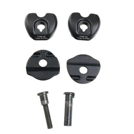 Carbon Rail Cusion Pad Sadel Aluminium Clips