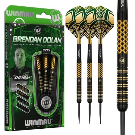 Brendan Dolan Signature Darts – Winmau.com – The Force Behind Darts. 23g