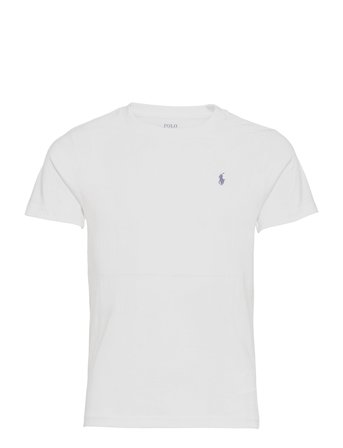 Ralph Lauren Kids Cotton Jersey Crewneck Tee - White - 109-116