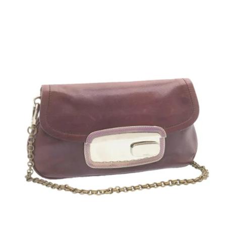 Prada Vintage Pre-owned Shoulder Bags Lilla, Dame Vintage Tasker, Størrelse: ONE Size