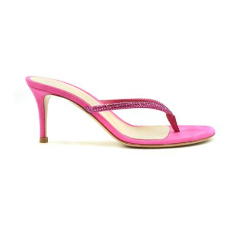 Gianvito Rossi Skor rosa, Dam Sandaler, Dam, Storlek: 39 EU