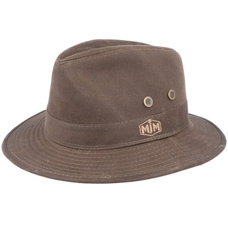 MJM Hats - Brown fedora Kapelusz - Dijk Cotton Brown Hat @ Hatstore