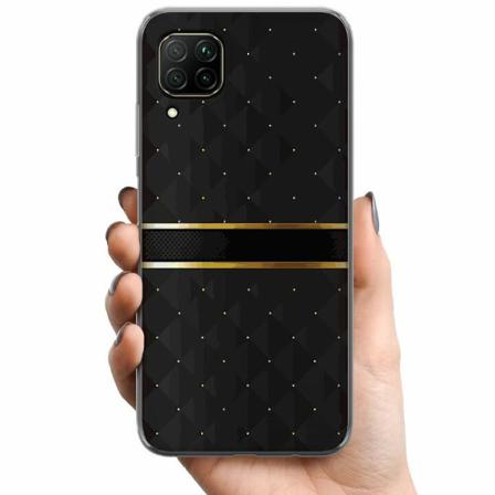 Huawei P40 Lite Tpu Mobilskal Golden Stripes