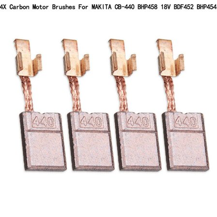 4 kpl hiiliharjoja hiilikuidusta MAKITA CB-440 BHP458 18V BDF452