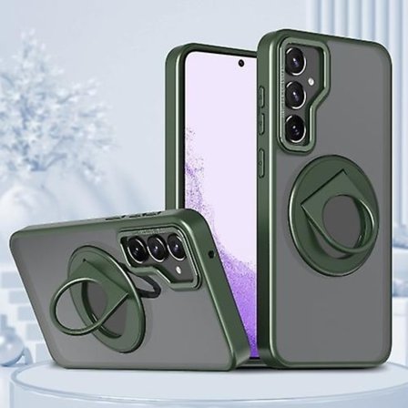 Samsung Galaxy S22+ 5g:lle pyörivä rengasmagneettinen pidike matkapuhelinkotelo