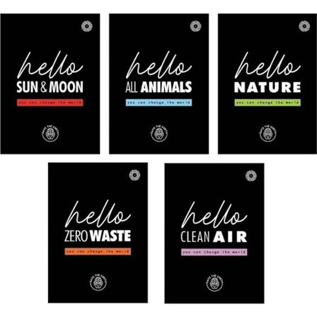 Anteckningsbok - loggbok Ziemia obiecana Anteckningsbok Terre Promise A5/80 000 rutor Terre 2 (5 stycken)