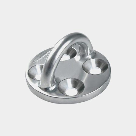 Fast padeye Ronstan RF2429-06, rustfri, 50 mm, 4 huller