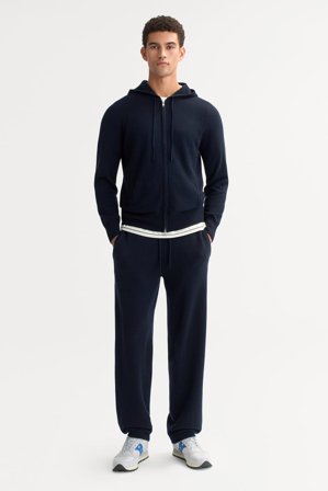 Soft Goat - Men's Zip Hoodie - L - Navy