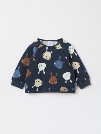 Polarn O. Pyret - Bunny sweatshirt - 56 - Childrenswear - blue