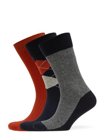 Slhkian 3-Pack Sock Giftbox B Patterned Selected Homme