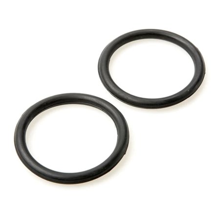 Hy Peacock Rings And Leather Straps (Ett Par) One Size Dark Br