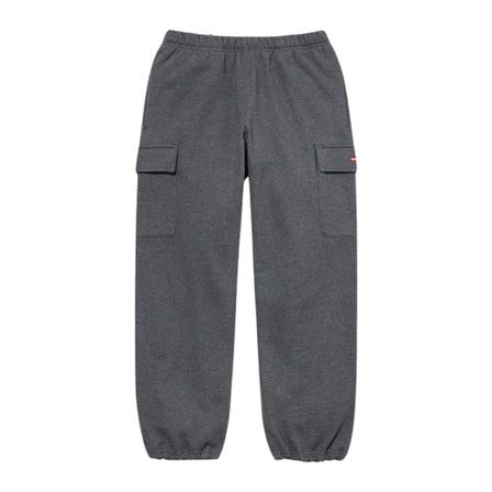 Supreme, Cropped Trousers Grijs, Heren, Maat:S