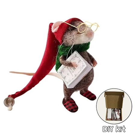 Filtad Mus-Kit Käsintehdyt Huopahiiret Joulu Huopahiiret_MGF