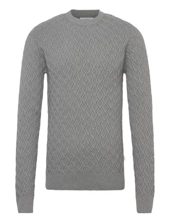 Lindbergh | Recycle Structure Knit O-Neckrecycle Structure Knit O-Neck | L
