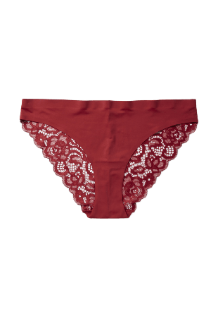 Å WOMAN Briefs med spets NEAH Trosor Röd S