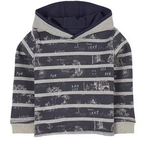 Kids - IKKS Grey Reversible Hoodie 3 years - Jumpers and knitwear - 3 years - Blue