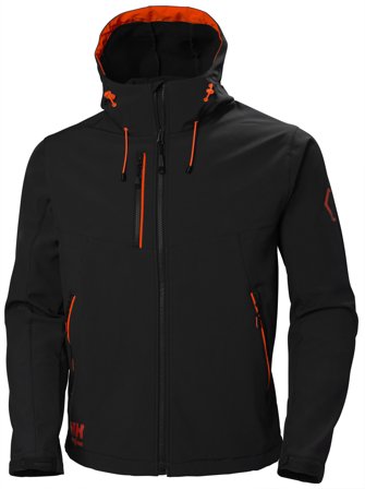 Helly Hansen Workwear Chelsea Evolution 74140_990 Softshelltakki musta/punainen Musta/Punainen, Vaatteet