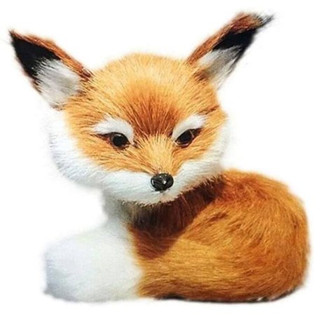 Lille Simuleret Ræv Plys Legetøj Sød Mini Plysdyr Plys Lille Siddende Ræv til Børn Fødselsdagsgave