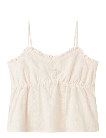 Nlfhinette Strap Top Pink LMTD