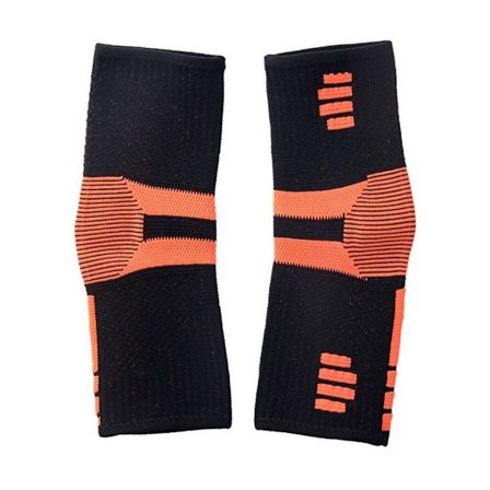 Yoga sokker bomull sport kompresjonssokker åpen tå oransje KLB