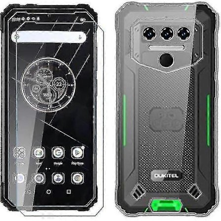 Telefoncover Kompatibelt til Oukitel Wp23/wp23 Pro, Transparent Cover + 2x Hærdet Glas, Blød Silikone