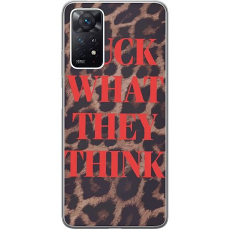 Kompatibelt Mobilskal till Xiaomi Redmi Note 11 Pro Röd protesttext