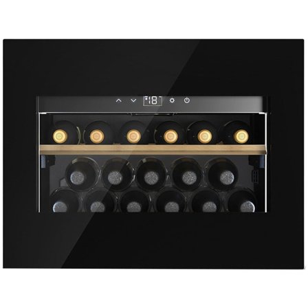 Caso WineDeluxe WD 17 vinkøleskab 17 flasker, sort | KitchenOne