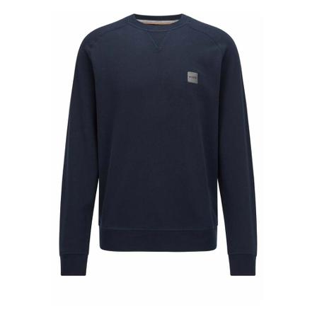 Hugo Boss Boss sweatshirt Westart 50468443 navy/404 Blå, Herre Sweatshirts, Størrelse: 2XL