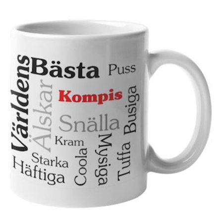 Mugg - Världens bästa kompis