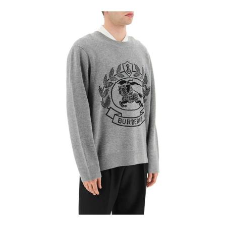 Burberry, Sweatshirts Szary, Mężczyzna, Rozmiar: XL