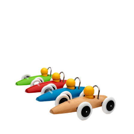 Brio Race Car sorterade färger Träleksaker ONESIZE